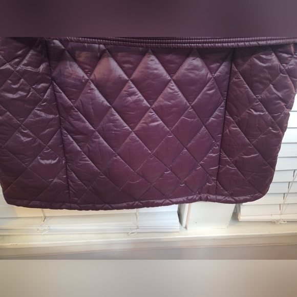 Calvin Klein Purple Quilted Vest with Belted Waist - Picture 11 of 15